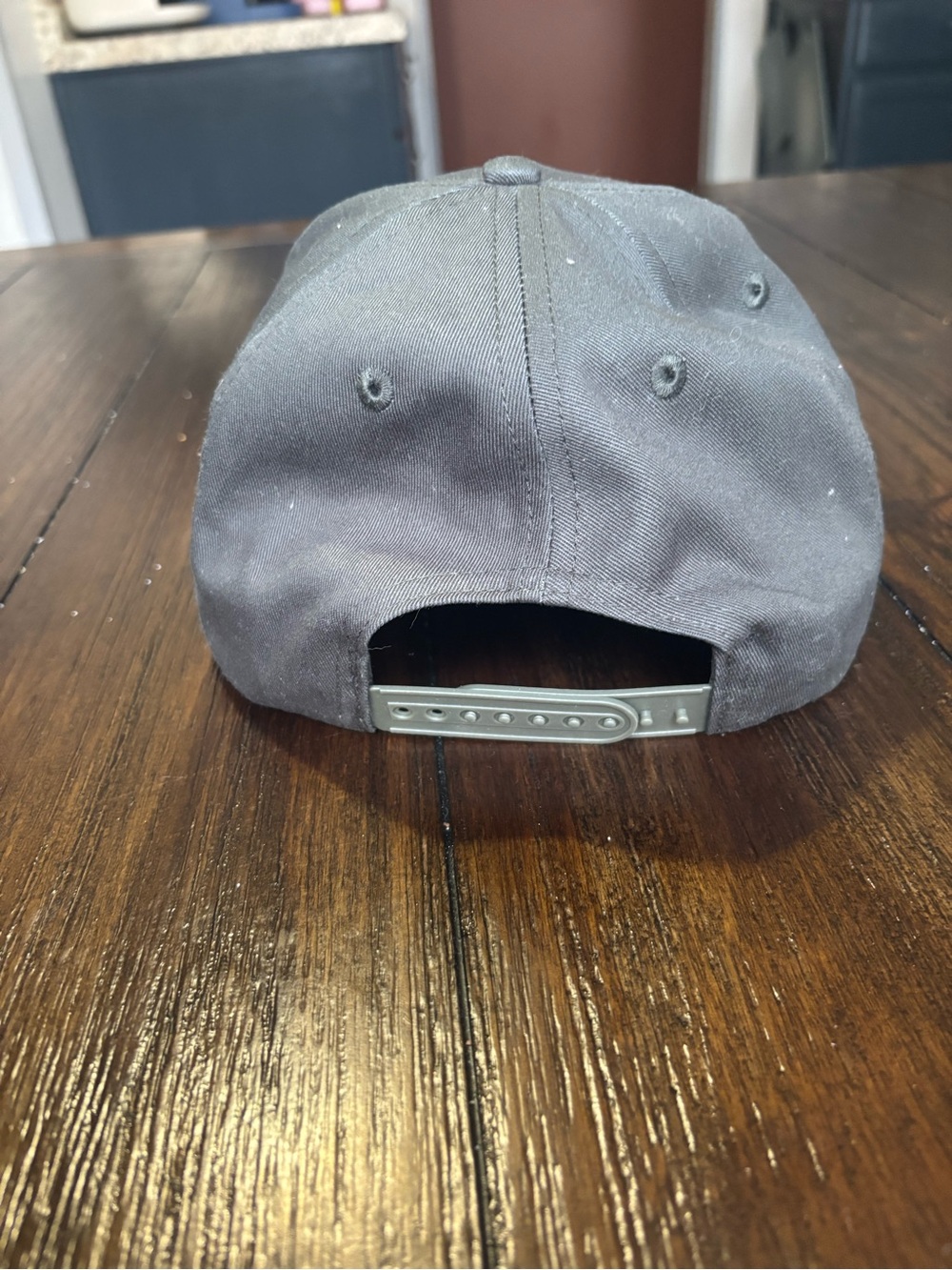 Gray & Green Fish Patch Trucker Hat with Yellow Trim - Picture 3 of 5